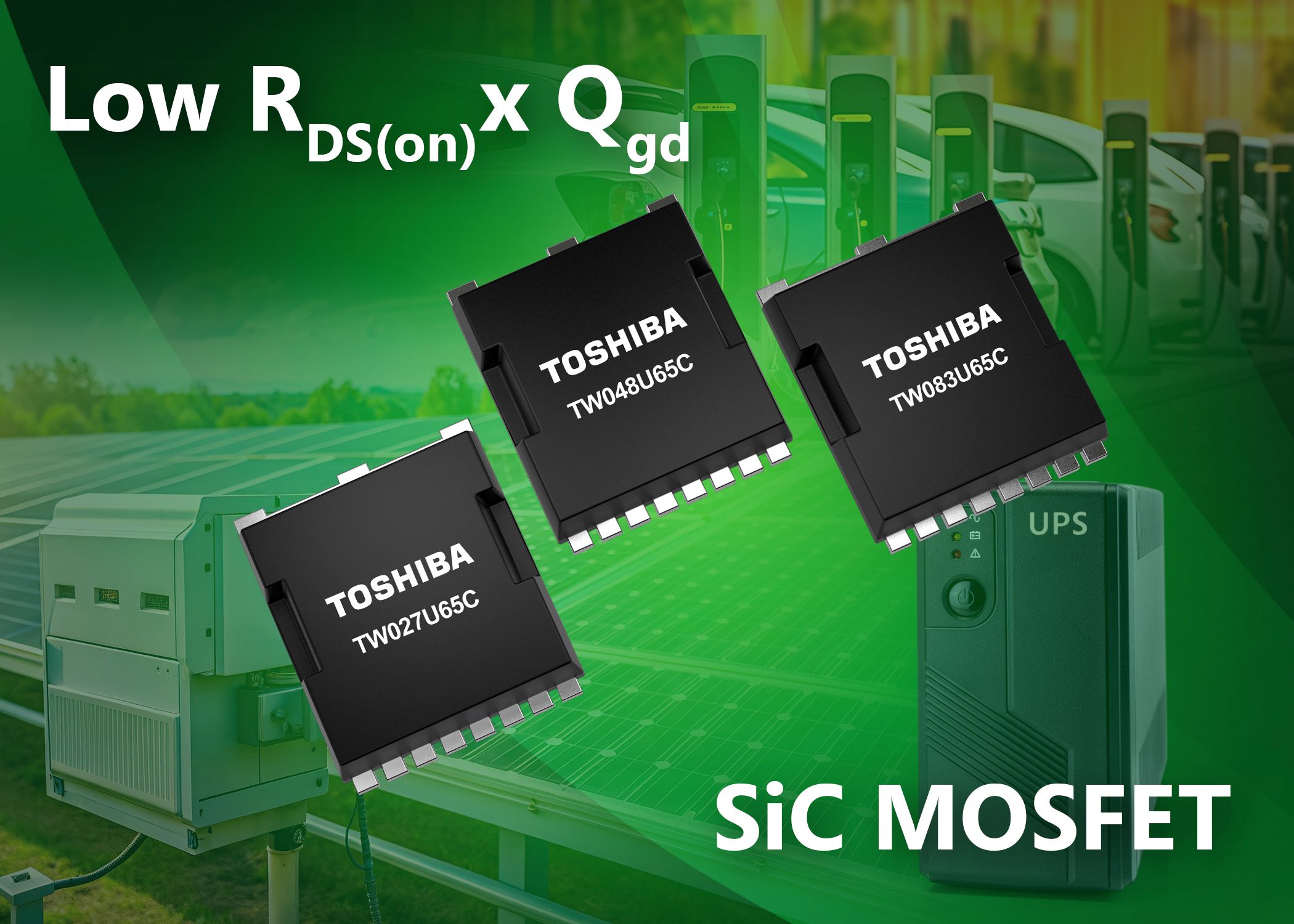 Toshiba Launches 650V 3rd Generation SiC MOSFETs in Compact TOLL Package